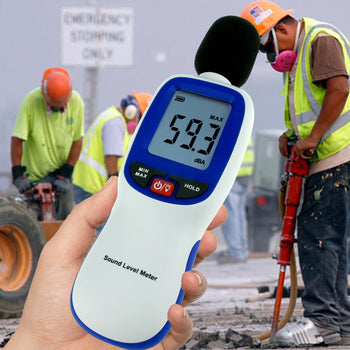 PD_10 Kibeland Instrument Professional Digital Sound Level Meter with Backlit Display High Accuracy Measuring 30dB-130dB