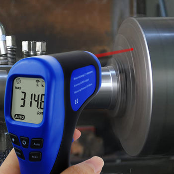 PD_55 Kibeland Handheld Digital Laser Tachometer Measuring Range: 2.5-99999RPM