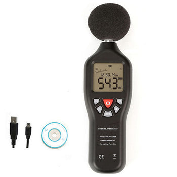 PD_3 Kibeland Instrument Compact Professional Sound Level Meter with Backlit Display High Accuracy Measuring 30dB-130dB with Data Record Function