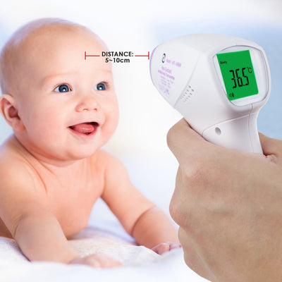 KB-THE294_R1 【One-Year-Warranty】CE Certified Digital Infrared Forehead Body Thermometer