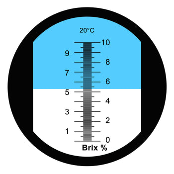 PD_31 Kibeland Handheld Brix Refractometer with ATC, Brix Scale 0~10%, low-concentrated sugar solutions, with EXTRA Mini USB Light