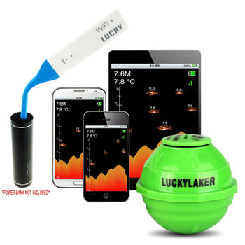 PD_9 Kibeland Wifi Fish Finder for Smartphone or Tablet, Fishing, Ice Fishing, Shore Fishing, Compatible with iPhone and Android